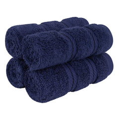 4 Piece 100% Cotton Softness, Elegance, Comfort Washcloth Turkish Towel Set