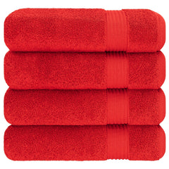 American Soft Linen Bekos 100% Cotton Turkish Towels, 4 Piece Bath Towel Set