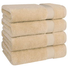 American Soft Linen Bekos 100% Cotton Turkish Towels, 4 Piece Bath Towel Set