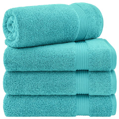 American Soft Linen Bekos 100% Cotton Turkish Towels, 4 Piece Bath Towel Set