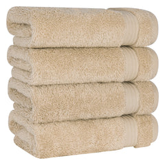 American Soft Linen Bekos 100% Cotton Turkish Towels, 4 Piece Hand Towel Set