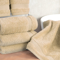 American Soft Linen Bekos 100% Cotton Turkish Towels, 4 Piece Hand Towel Set