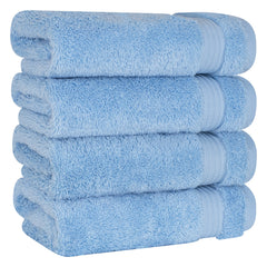American Soft Linen Bekos 100% Cotton Turkish Towels, 4 Piece Hand Towel Set