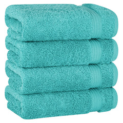 American Soft Linen Bekos 100% Cotton Turkish Towels, 4 Piece Hand Towel Set