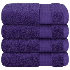 American Soft Linen Bekos 100% Cotton Turkish Towels, 4 Piece Washcloth Towel Set