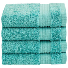 American Soft Linen Bekos 100% Cotton Turkish Towels, 4 Piece Washcloth Towel Set