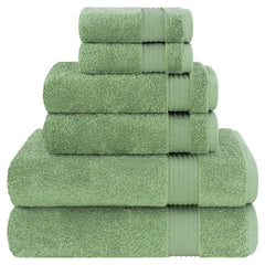 American Soft Linen Bekos 100% Cotton Turkish Towels 6 Piece Bath Towel Set with 18 Different Colors