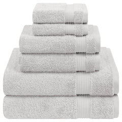 American Soft Linen Bekos 100% Cotton Turkish Towels 6 Piece Bath Towel Set with 18 Different Colors