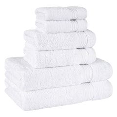 American Soft Linen Bekos 100% Cotton Turkish Towels 6 Piece Bath Towel Set with 18 Different Colors