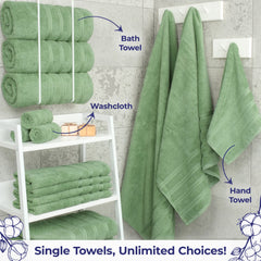 American Soft Linen Single Piece 100% Cotton Turkish Towels with 20 Different Colors, Create Your Set