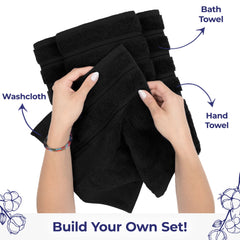 American Soft Linen Single Piece 100% Cotton Turkish Towels with 20 Different Colors, Create Your Set