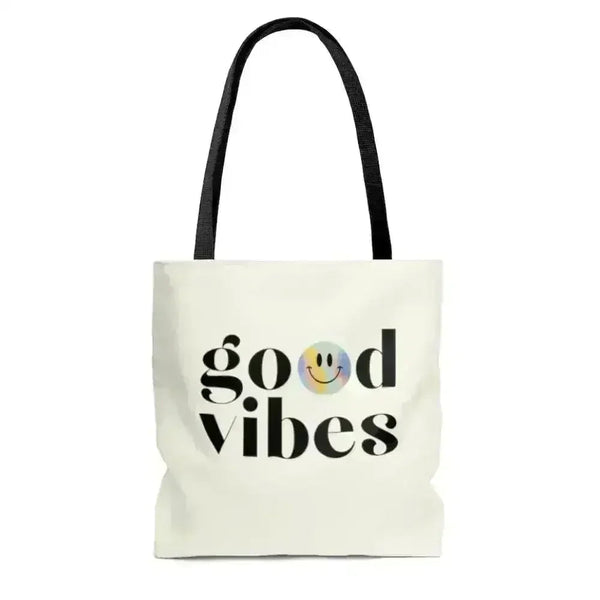 Good Vibes Tote - Beach & Everyday Polyester Bag | Femstylo