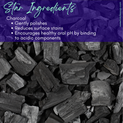 Charcoal Tooth Powder, Unflavored with 5% Hydroxyapatite