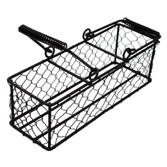 Chicken Wire Caddy for 3 Pint Mason Jars