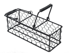 Chicken Wire Caddy for 3 Pint Mason Jars