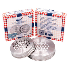 Grater / Shredder Stainless Steel Lid for Mason Jars