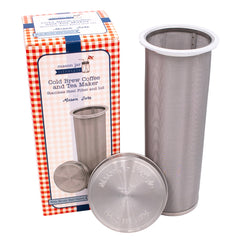 Cold Brew Coffee & Tea Maker Stainless Steel Filter With Lid for Mason Jars