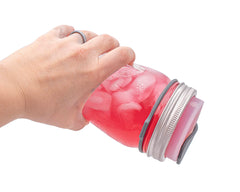 Leak Proof Silicone Plug / Stopper with Straw Strap for Straw Hole Lids