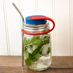 Leak Proof Silicone Plug / Stopper with Straw Strap for Straw Hole Lids