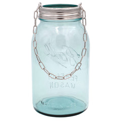 Stainless Steel Band with Chain Handle for Mason Jars 6 Pack