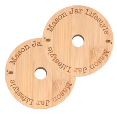 Bamboo Straw Hole Tumbler Lid