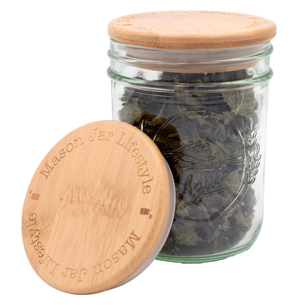 Bamboo Storage Stopper Lids for Mason Jars