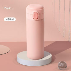 Smart Thermos Mug Mini Stainless Steel Thermos Cup Portable Leak Proof Water Cup with Filter Water Vacuum Tea Coffee Bottle Cup Smart Water bottle Stainless Steel Travel Mug Thermoses Cup Flask