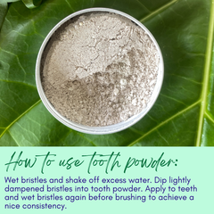 Sweet Cinnamon Tooth Powder with Hydroxyapatite for Enamel Strength
