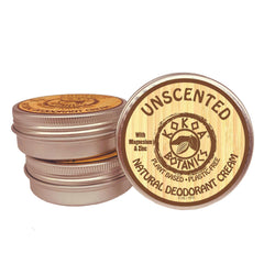 Unscented - Natural Deodorant Cream - Aluminum-Free - Plastic-Free 2.5 oz