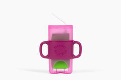 KiddyTrek 4-in-1 Sip & Snack Set - Food Pouch & Juice Box Holder, Snack Cup, Sip Cup ALL IN ONE
